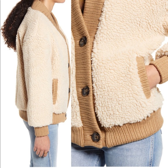 BP | Teddy Cardigan Coat NWT | XS - Picture 4 of 11
